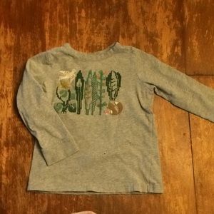 Hanna Andersson forest print t shirt 90